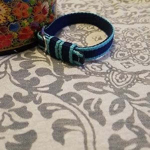 Blue/light blue nylon keeper